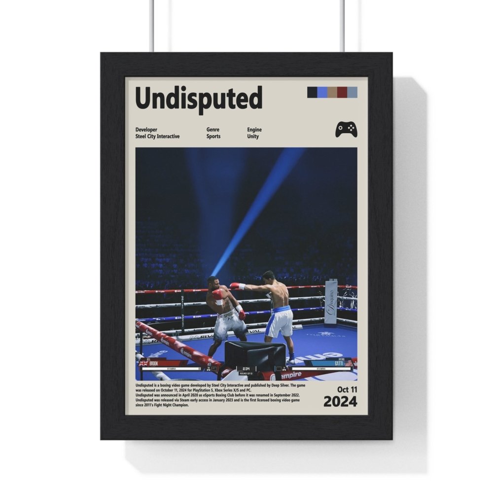 Undisputed - Gaming Poster - Poster Kingz - A5 (unframed) - 