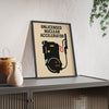 Framed Unlicensed Nuclear Accelerator Poster - Retro Proton Pack Print poster