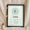 Personalised Dog Print with Name & Photo - Good Girl rescue version without a photo