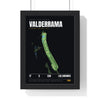 Valderrama 17th Hole print framed in a black frame, ready to hang