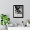 Framed Vale Park Stadium map print