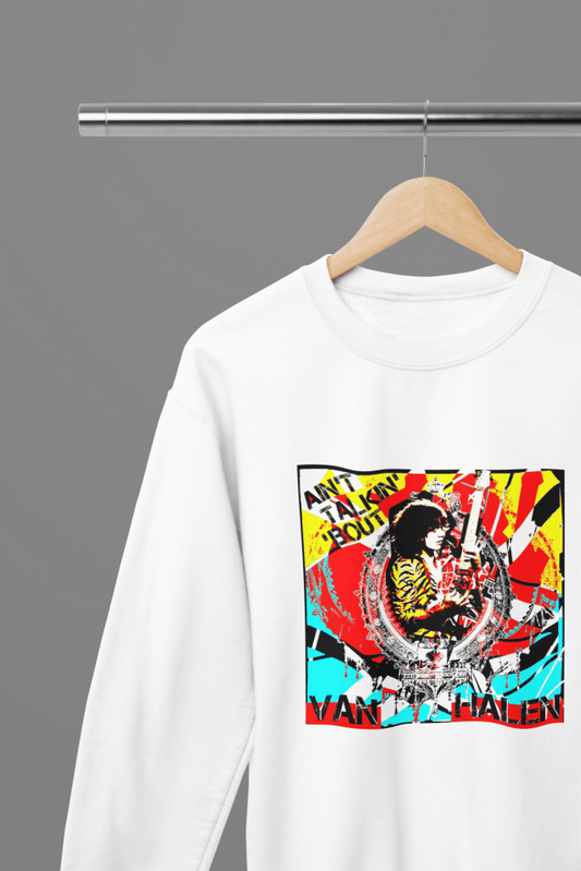 Van Halen T-Shirt/Sweatshirt - Poster Kingz - S - Design 1 Sweatshirt - White