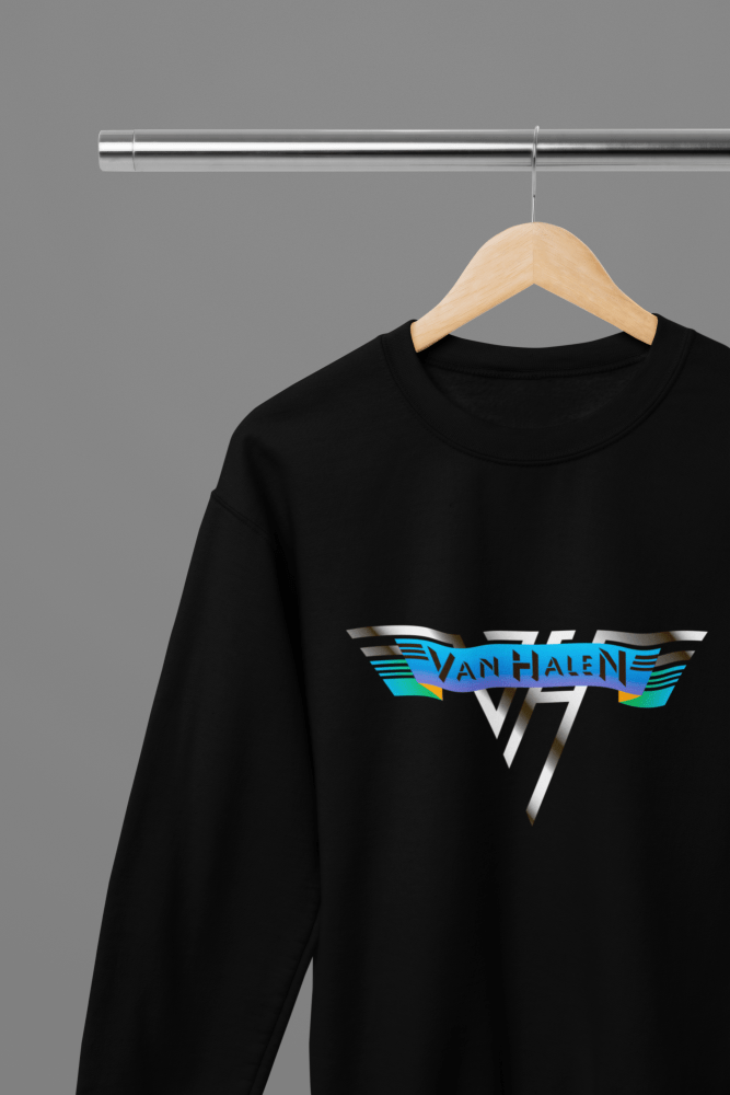 Van Halen T-Shirt/Sweatshirt - Poster Kingz - S - Design 2 Sweatshirt - Black