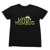 White t-shirt with VAR Humbug Christmas Jumper Football Parody back view
