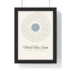 First dance personalised vinyl song lyrics print main product image