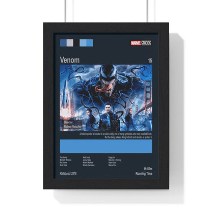 Venom 1 and Venom 2 Poster – Dark Anti - Hero Art Print - Poster Kingz - A5 (unframed) - Venom 1 - 