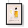 Personalised Mr & Mrs Drinks Print - framed print