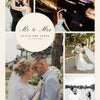 Personalised Wedding Photo Collage Print - second design