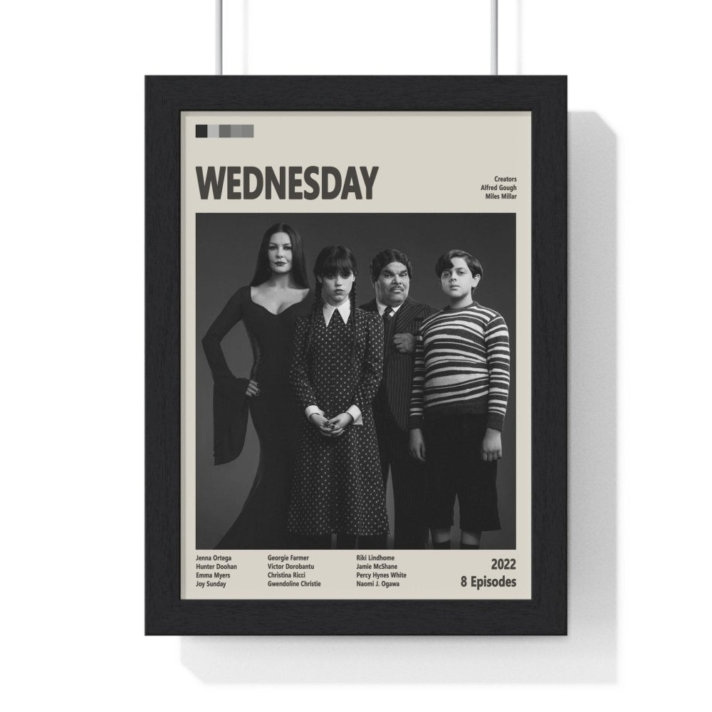 Wednesday Netflix 2022 Posters - Poster Kingz