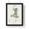 Welsh Sayings Print in a black frame