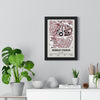Wembley Stadium football map poster framed on wall