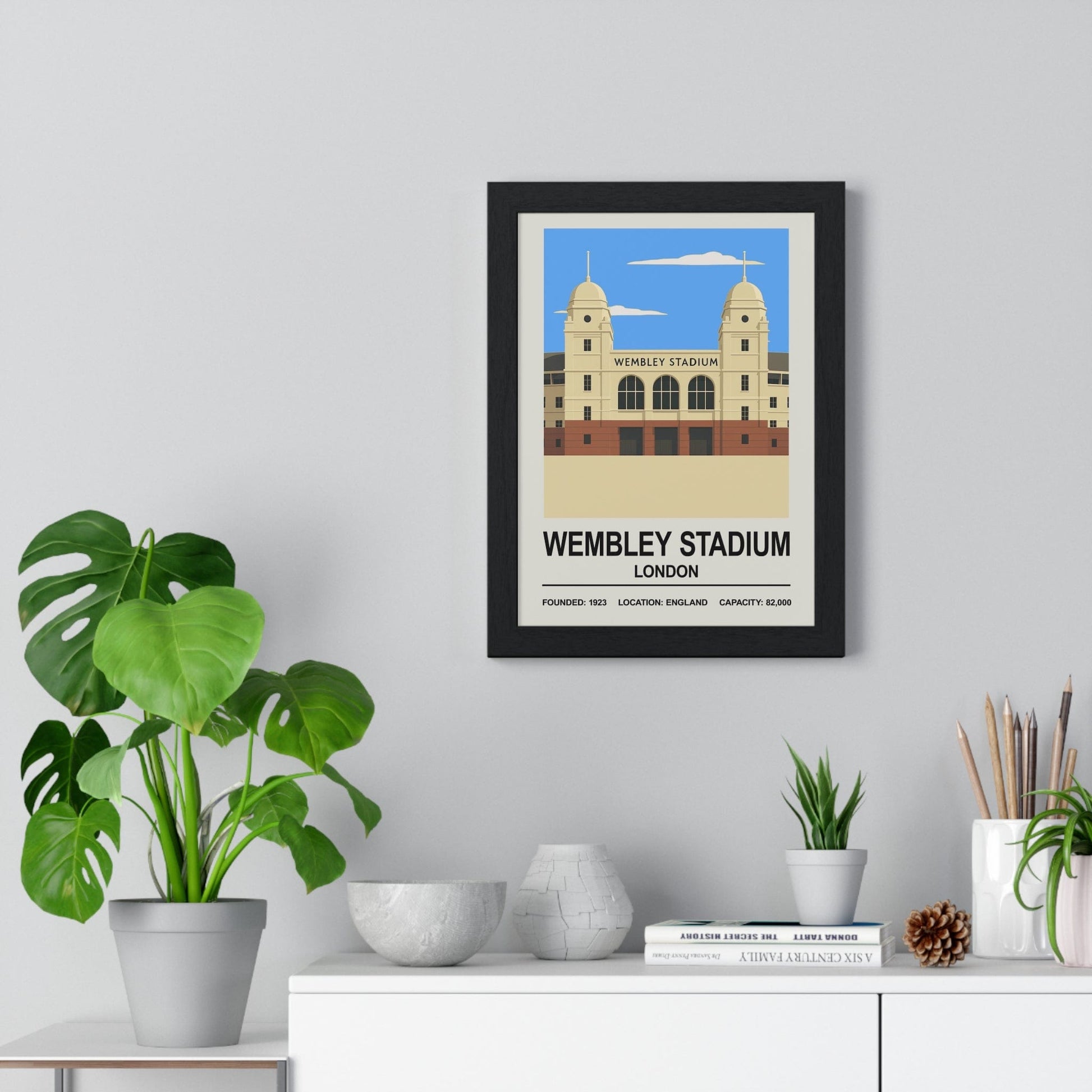 Framed Wembley Stadium Poster poster