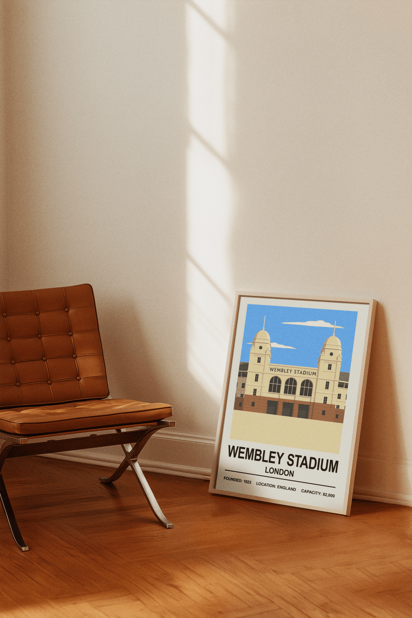 Framed Wembley Stadium Poster poster