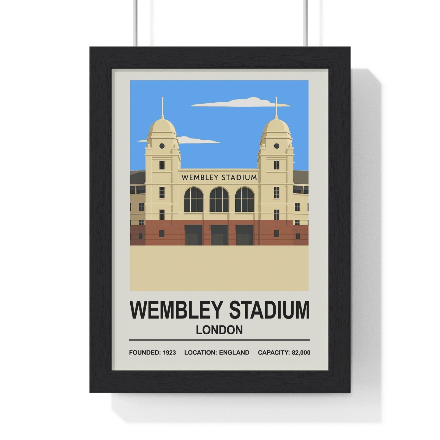 Framed Wembley Stadium Poster poster