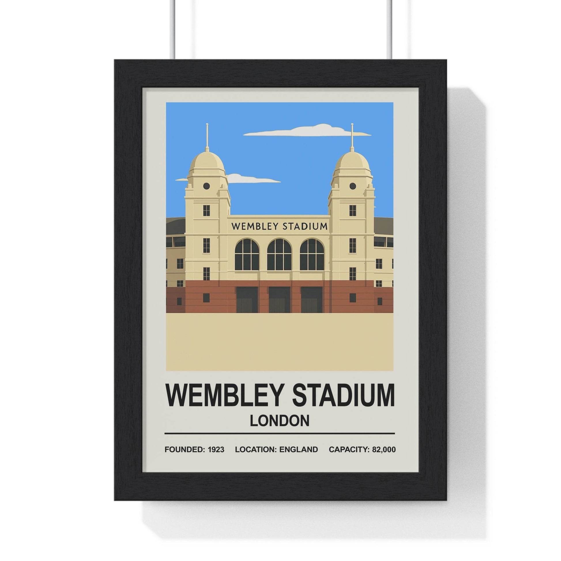 Framed Wembley Stadium Poster poster
