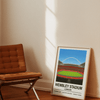 Framed Wembley Stadium Stand poster