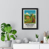 Framed Wensleydale travel poster