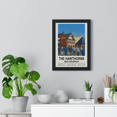 West Brom The Hawthorns Stadium Print - Poster Kingz - A5 (unframed) 5.8 × 8.3 in - 