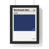 West Bromwich Albion Print – Minimalist Football Wall Art Featuring Albion Navy Poster