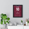 West Ham Di Canio Volley 2000 Poster - Paolo Di Canio 10 v Wimbledon Upton Park Print framed on a living room wall