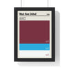 West Ham United Colour Swatch Print