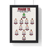 West Ham United Prague 2023 XI print in a black frame
