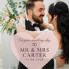 Personalised Wedding Day Photo Print - second design