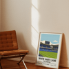 Framed White Hart Lane Stadium poster