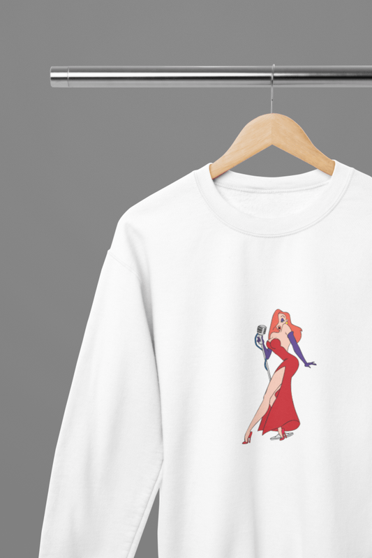 Who Framed Roger Rabbit - T-Shirt/Sweatshirt - Poster Kingz - S - White - Sweatshirt