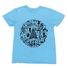 White t-shirt with Whoville Christmas Sweatshirt & Grinch Inspired Design