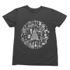 Grey t-shirt with Whoville Christmas Sweatshirt & Grinch Inspired Design