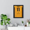 Wolves Play-Off Final 2003 Poster - Mark Kennedy 11 Millennium Stadium Shirt Print framed on a living room wall