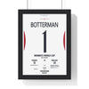 Framed Women's World Cup 2025 Twickenham Print England v Canada poster