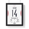 Framed Women's World Cup 2025 Twickenham Print England v Canada poster