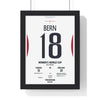Framed Women's World Cup 2025 Twickenham Print England v Canada poster