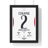 Framed Women's World Cup 2025 Twickenham Print England v Canada poster