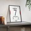 Framed Women's World Cup 2025 Twickenham Print England v Canada poster