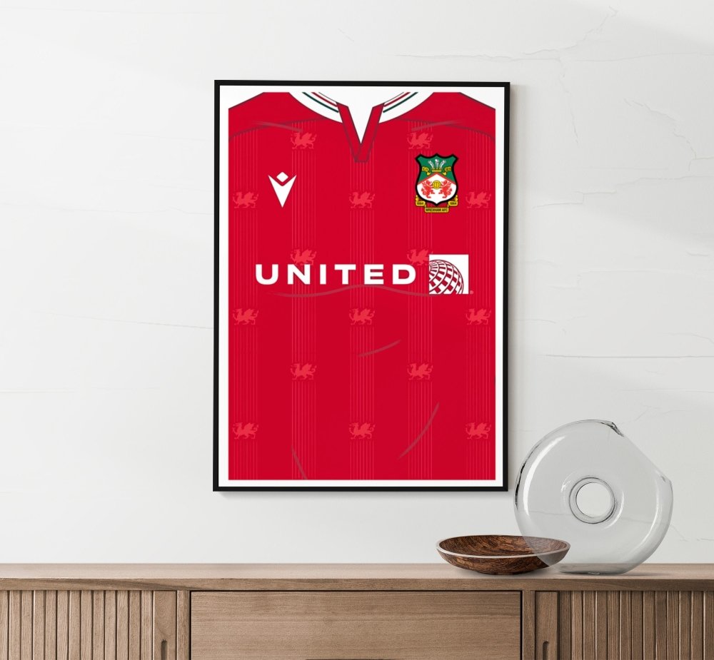 Wrexham Football Poster 23/24 Season - Poster Kingz