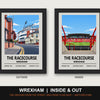 Wrexham Inside & Out Stadium Set | The Racecourse Ground + Inside Stadium Prints
