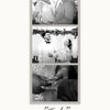Personalised Wedding Photo Strip Print - design detail