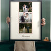 Personalised Wedding Photo Strip Print - Lifestyle - held up in a bright room