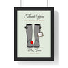 Personalised Thank You Teacher Print - framed thank you teacher print