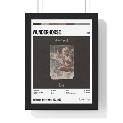 Wunderhorse Album Cover Poster - Poster Kingz - A5 (unframed) - White - Cub