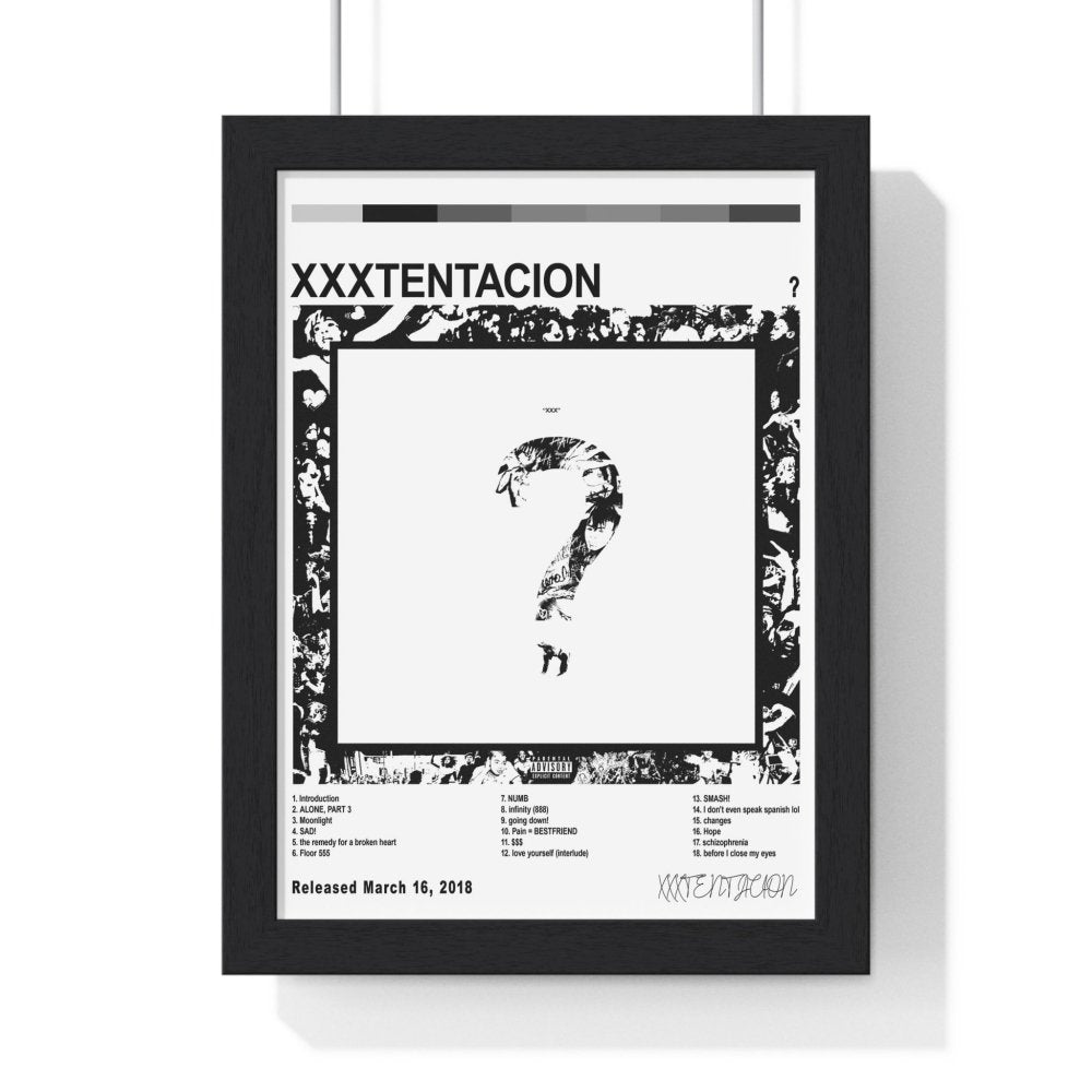 XXXTENTACION - question ? Album Cover Poster - Poster Kingz