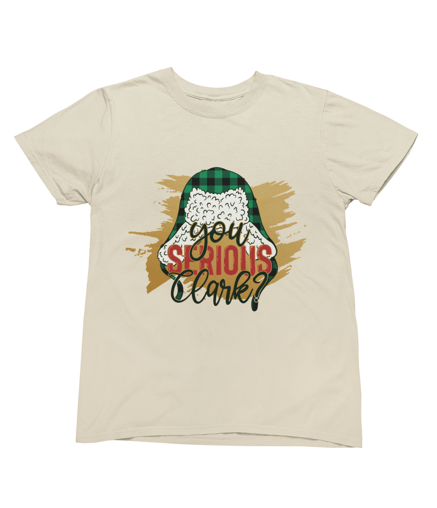 Blue t-shirt with You Serious Clark Griswold Sweater Quote