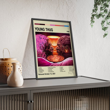 Young Thug - Punk Album Cover Poster - Poster Kingz - A5 (unframed) - White - 