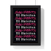 Ed Sheeran Bad Habits Framed or Unframed 30x40cm Music Poster
