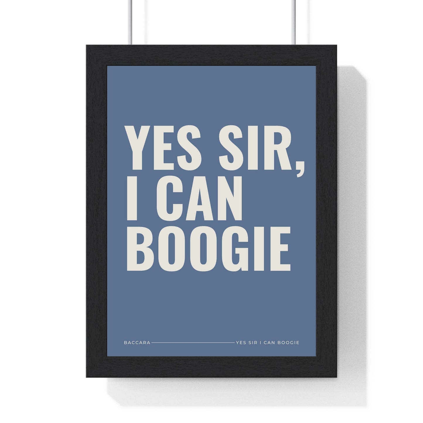 Personalised typographic song lyric poster product mockup 2