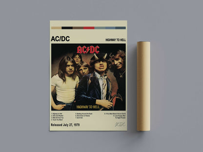 AC/DC Collection Album Poster - Poster Kingz
