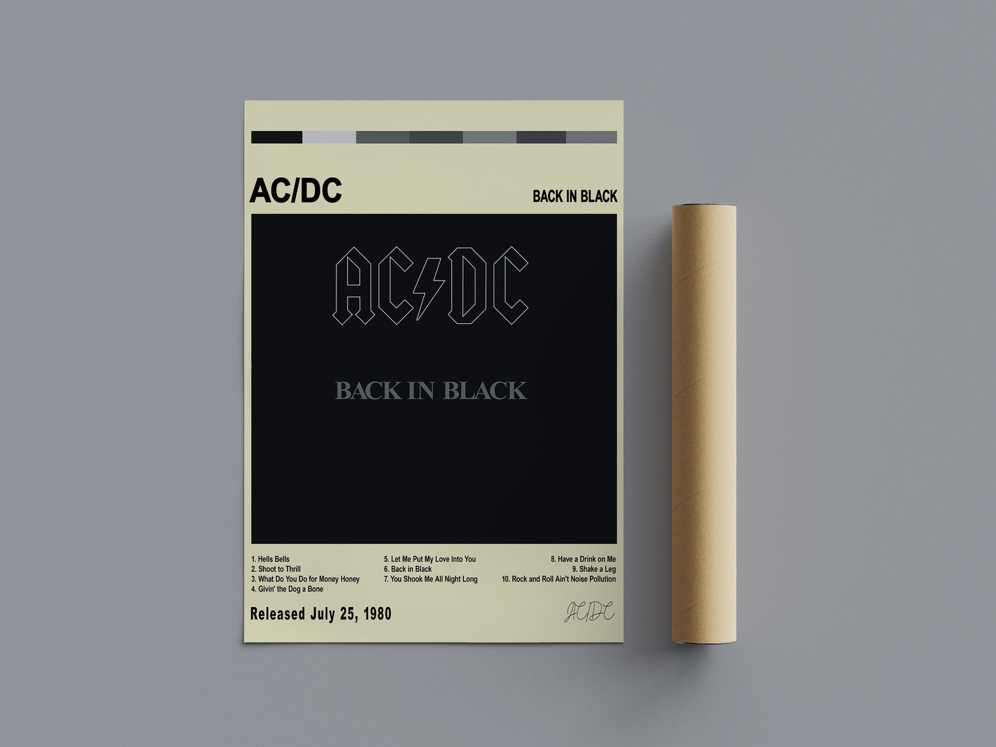 AC/DC Collection Album Poster - Poster Kingz